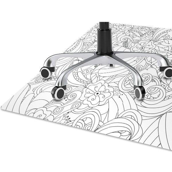 Tappeto per sedia con ruote Pattern Doodle