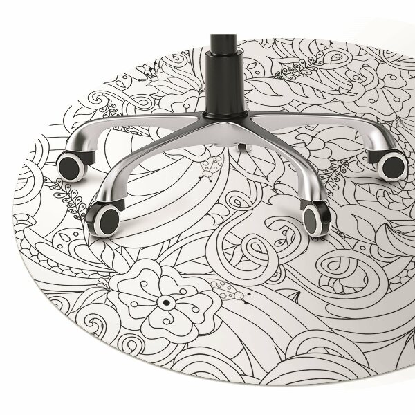 Tappeto per sedia con ruote Pattern Doodle