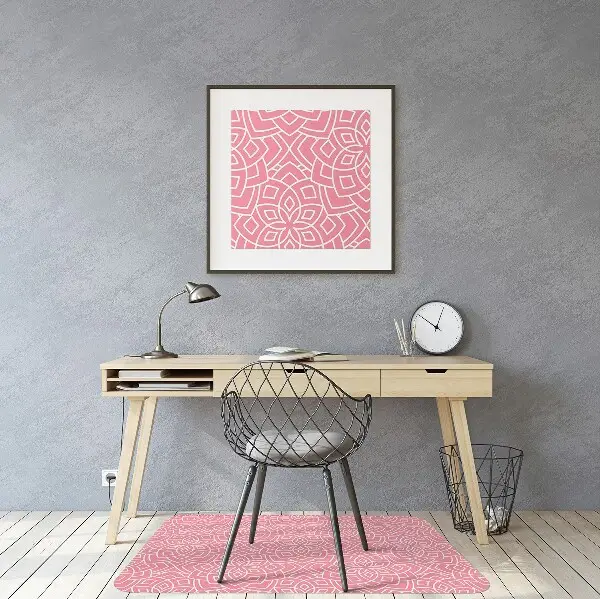 Tappeto per sedia con ruote Pattern Floreale