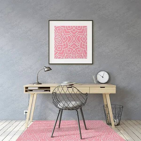 Tappeto per sedia con ruote Pattern Floreale