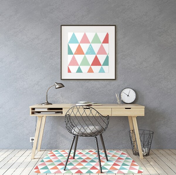 Tappeto salvapavimento Triangoli Colorati