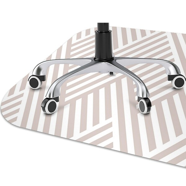 Tappeto per sedia con ruote Linee Di Pattern Rotte
