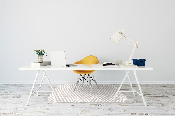 Tappeto per sedia con ruote Linee Di Pattern Rotte