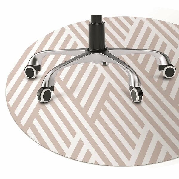 Tappeto per sedia con ruote Linee Di Pattern Rotte