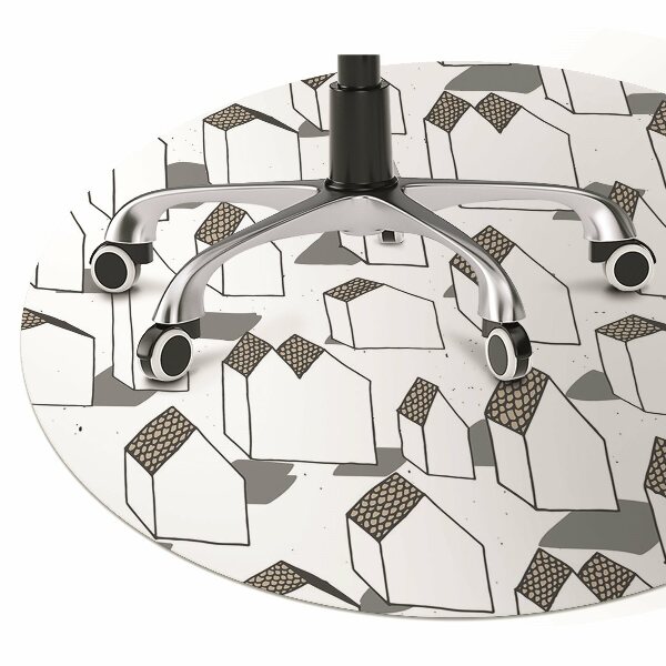 Tappeto salvapavimento Case Moderne