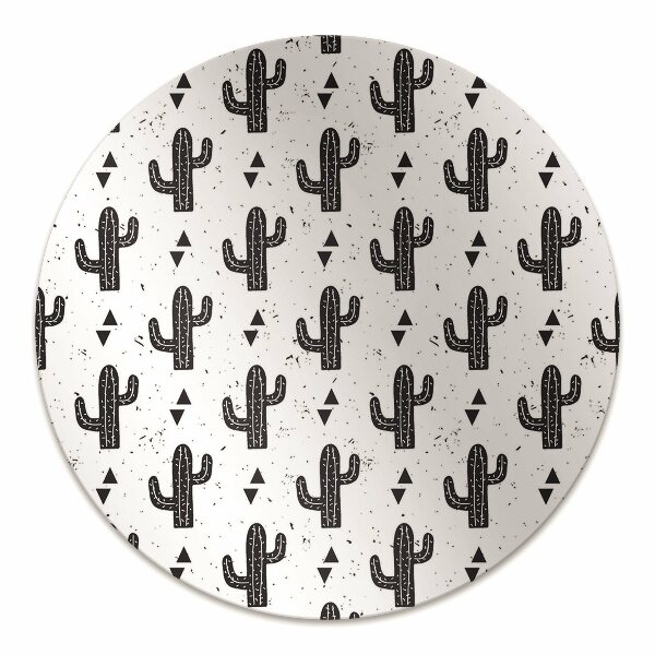 Tappeto per sedia con ruote Cactus Neri