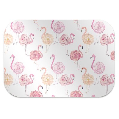 Tappeto salvapavimento Flamingos E Fiori