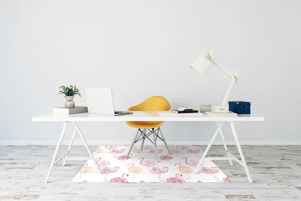 Tappeto salvapavimento Flamingos E Fiori