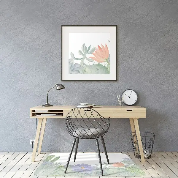 Tappeto per sedia con ruote Cactus Prato