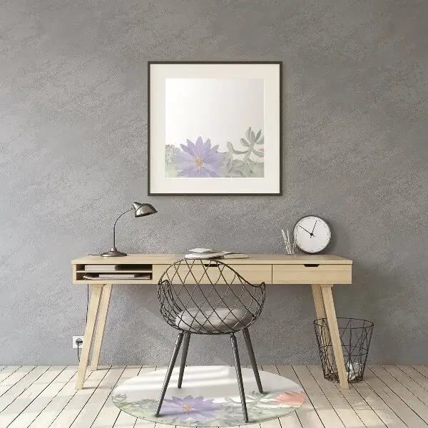 Tappeto per sedia con ruote Cactus Prato