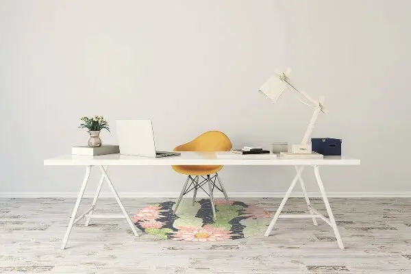 Tappeto per sedia con ruote Fiori Di Cactus
