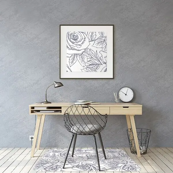 Tappeto salvapavimento Rose Blu