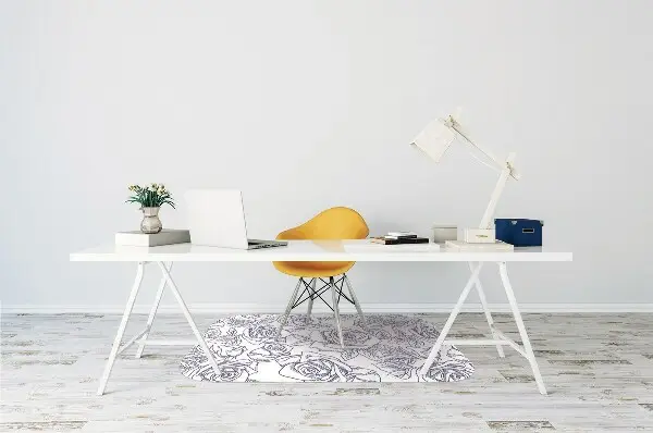 Tappeto salvapavimento Rose Blu