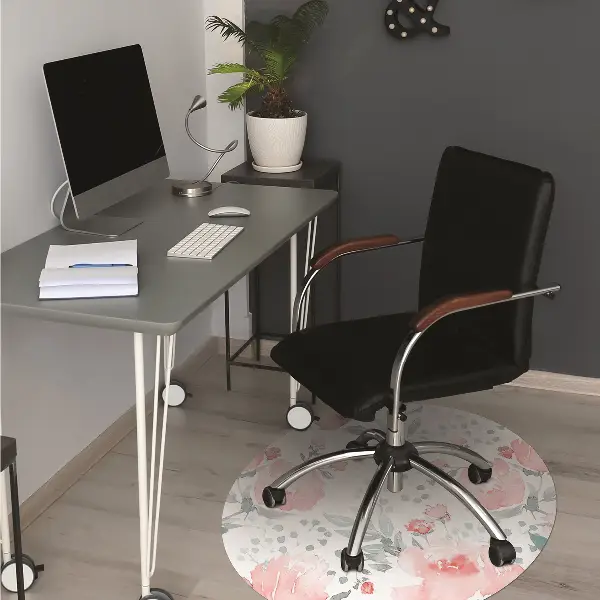 Tappeto per sedia con ruote Poppies Dipinti