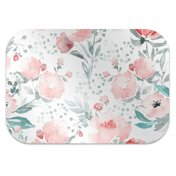 Tappeto per sedia con ruote Poppies Dipinti