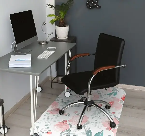 Tappeto per sedia con ruote Poppies Dipinti
