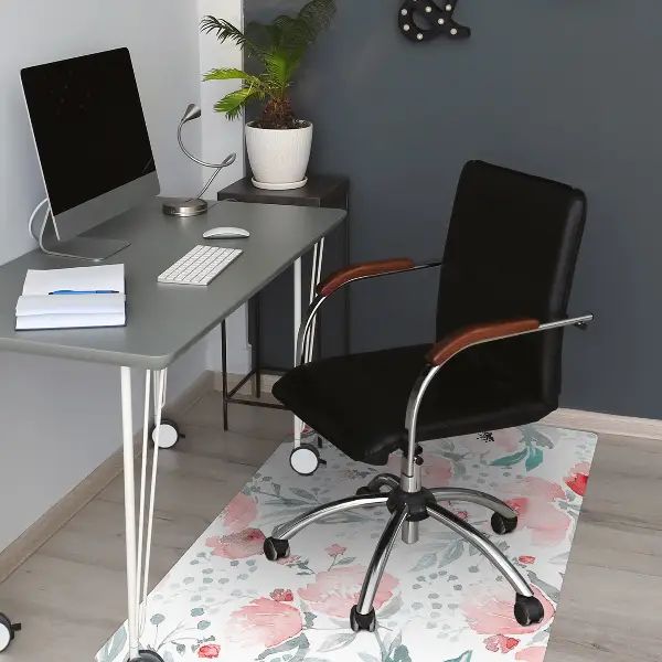 Tappeto per sedia con ruote Poppies Dipinti