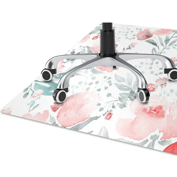 Tappeto per sedia con ruote Poppies Dipinti
