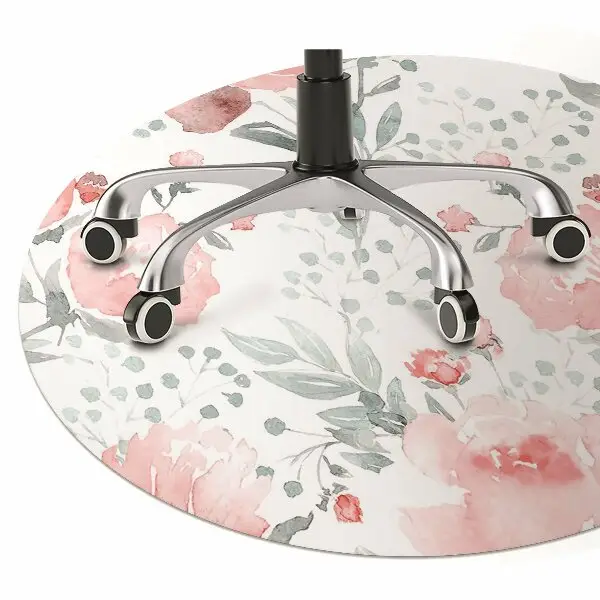 Tappeto per sedia con ruote Poppies Dipinti
