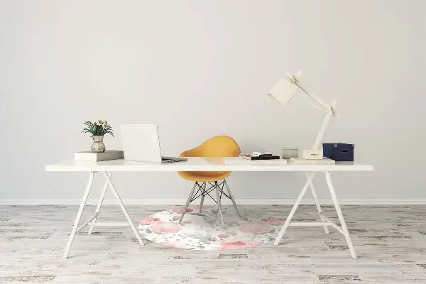 Tappeto per sedia con ruote Poppies Dipinti