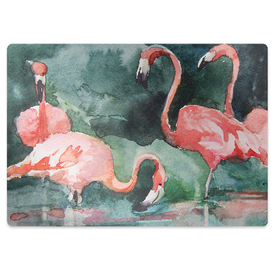 Tappeto salvapavimento Flamingos Dipinti