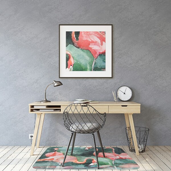 Tappeto salvapavimento Flamingos Dipinti