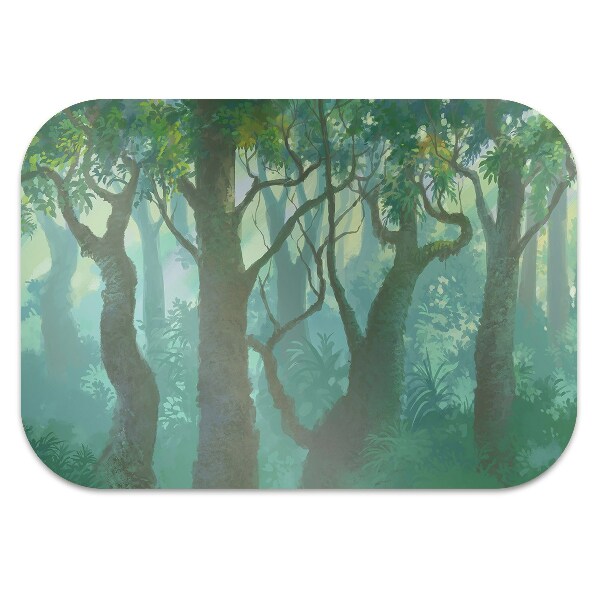 Tappeto per sedia con ruote Foresta Oscura