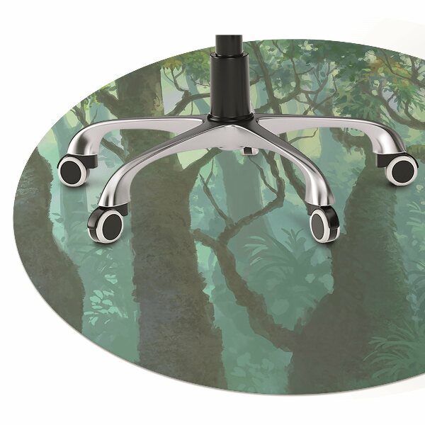 Tappeto per sedia con ruote Foresta Oscura