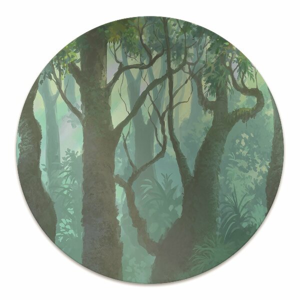 Tappeto per sedia con ruote Foresta Oscura