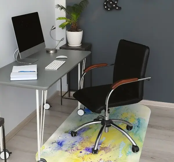 Tappeto per sedia con ruote Macchie Colorate