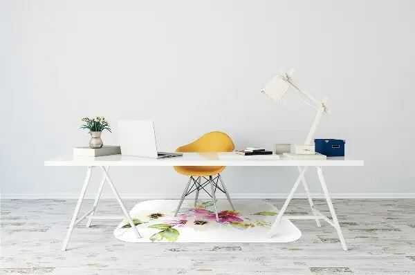 Tappeto per sedia con ruote Mazzo Di Fiori