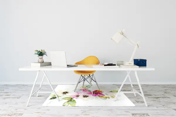 Tappeto per sedia con ruote Mazzo Di Fiori