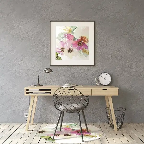 Tappeto per sedia con ruote Mazzo Di Fiori