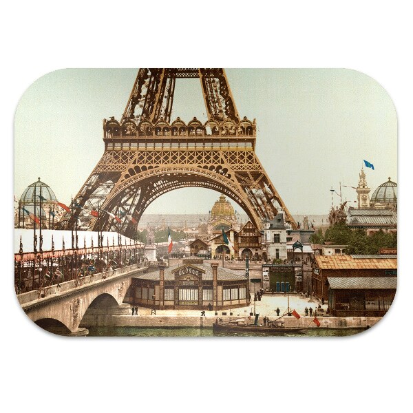Tappeto per sedia con ruote Torre Retrò Eiffel