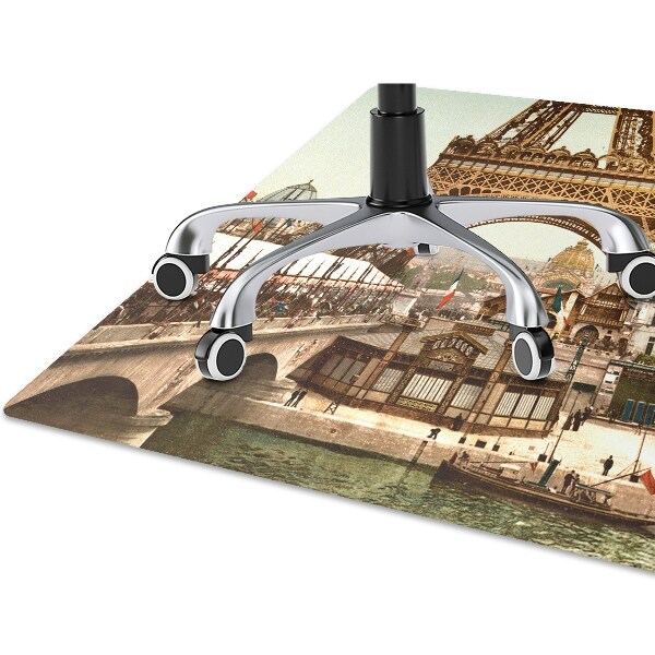 Tappeto per sedia con ruote Torre Retrò Eiffel