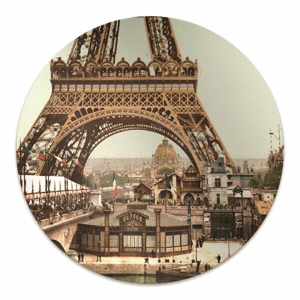 Tappeto per sedia con ruote Torre Retrò Eiffel