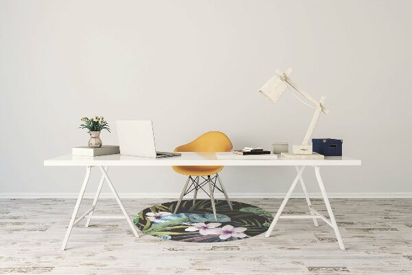 Tappeto per sedia con ruote Camaleonte Blu