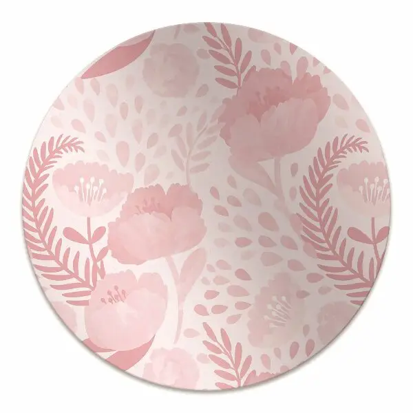 Tappeto per sedia con ruote Poppies Rosa