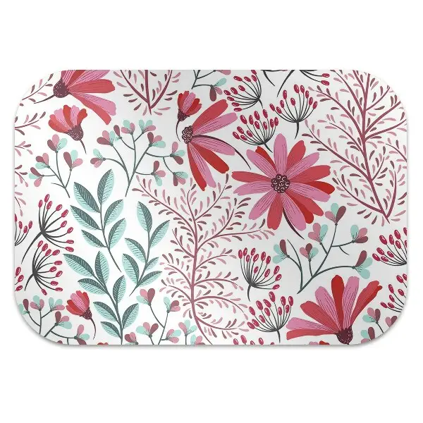 Tappeto per sedia con ruote Pattern Floreale