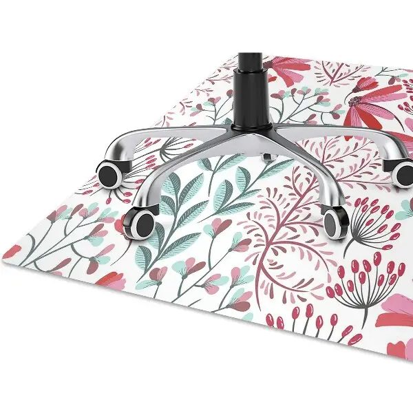 Tappeto per sedia con ruote Pattern Floreale