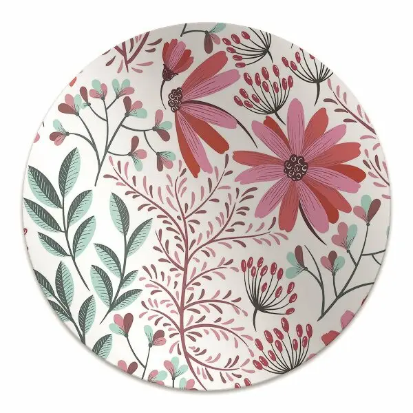 Tappeto per sedia con ruote Pattern Floreale