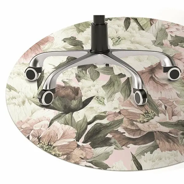 Tappeto per sedia con ruote Bouquet Vintage Di Rose