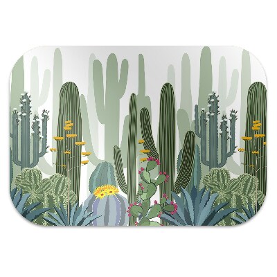 Tappeto protettivo salvapavimento Cactus In Fiore