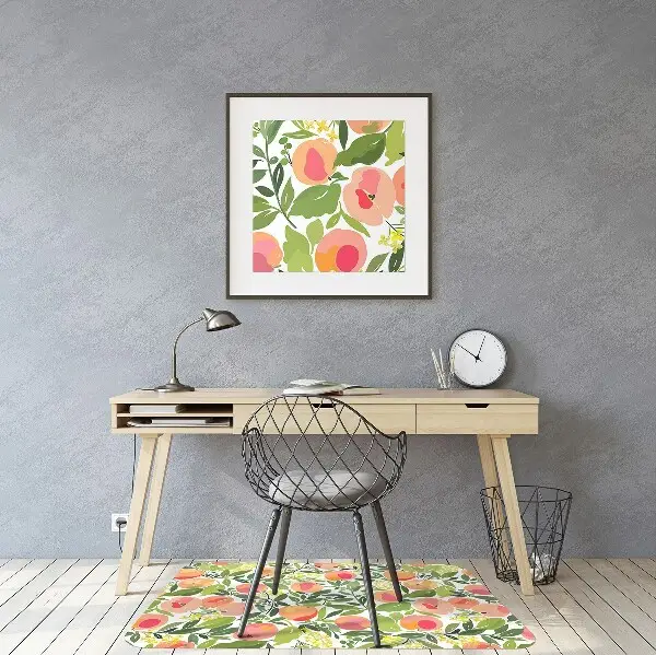 Tappeto per sedia con ruote Pesche
