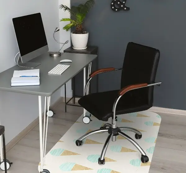 Tappeto per sedia con ruote Pattern Di Ghiaccio