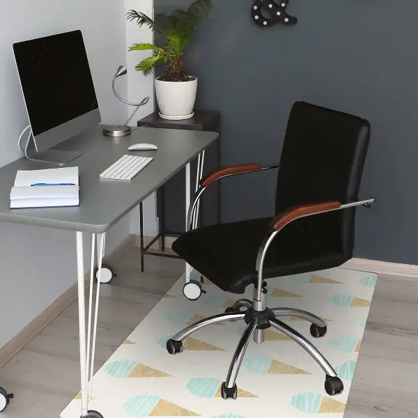 Tappeto per sedia con ruote Pattern Di Ghiaccio