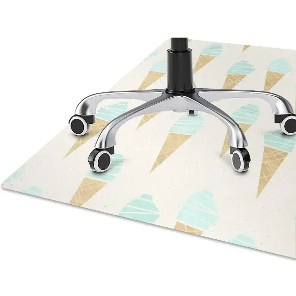Tappeto per sedia con ruote Pattern Di Ghiaccio