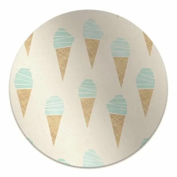 Tappeto per sedia con ruote Pattern Di Ghiaccio
