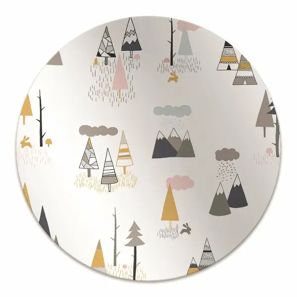 Tappeto salvapavimento Alberi Disegnati