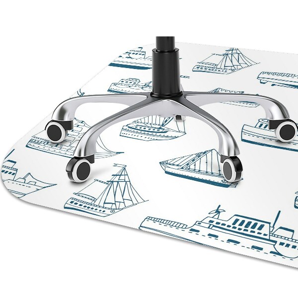 Tappeto salvapavimento Navi Blu